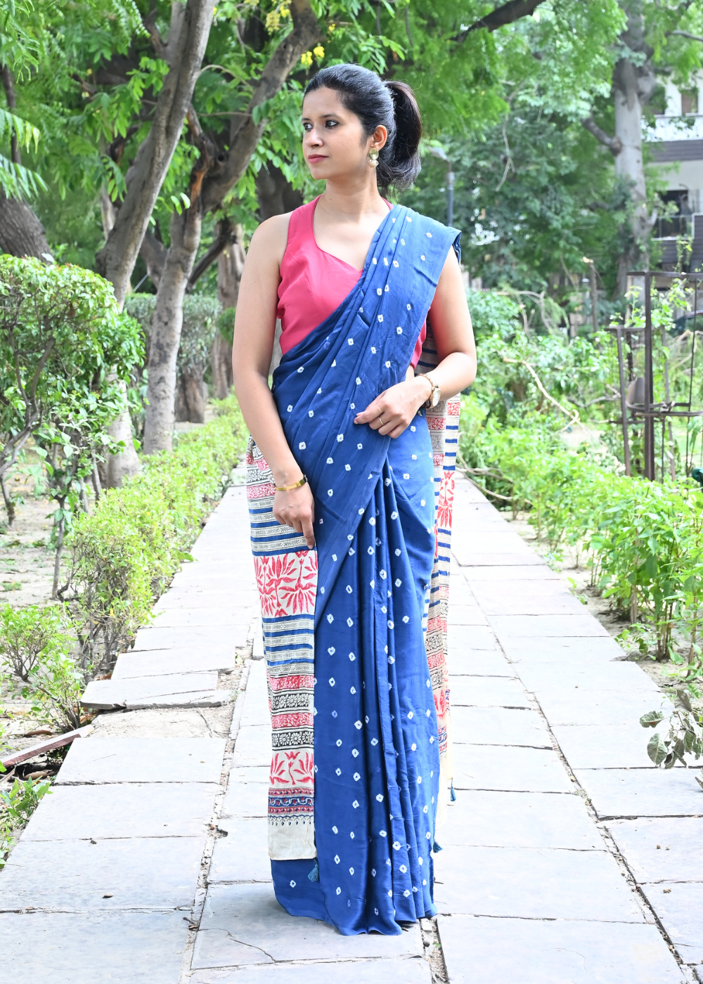Ajrakh Modal Silk