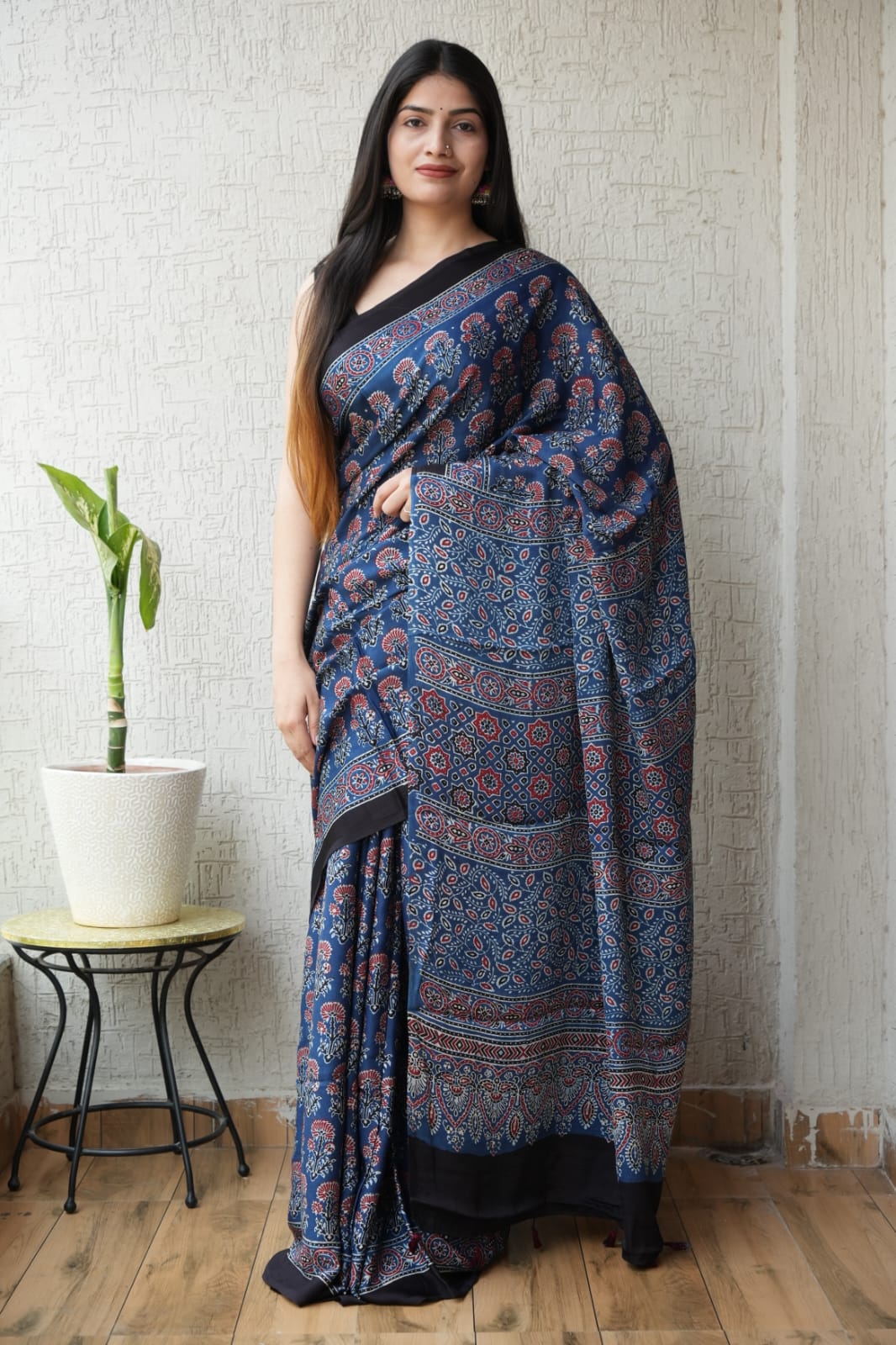 Ajrakh Modal Silk
