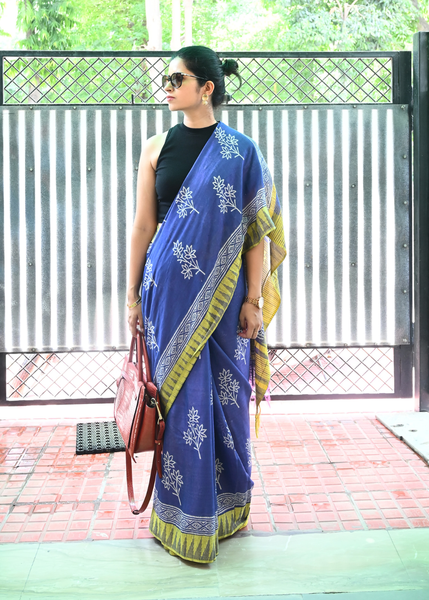 Temple Border Cotton Silk