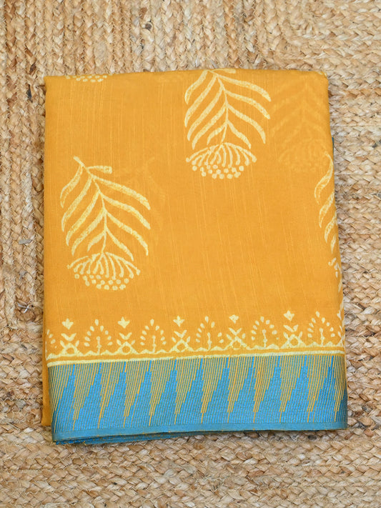 Mustard & Blue Leaf