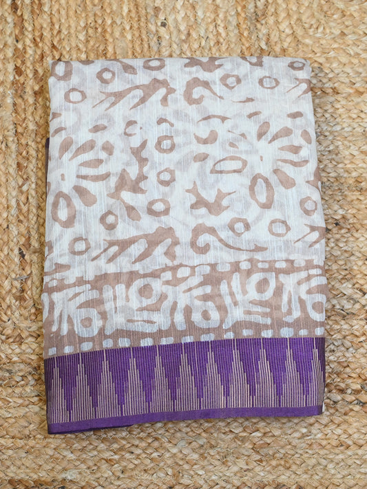 White & Purple Pattern