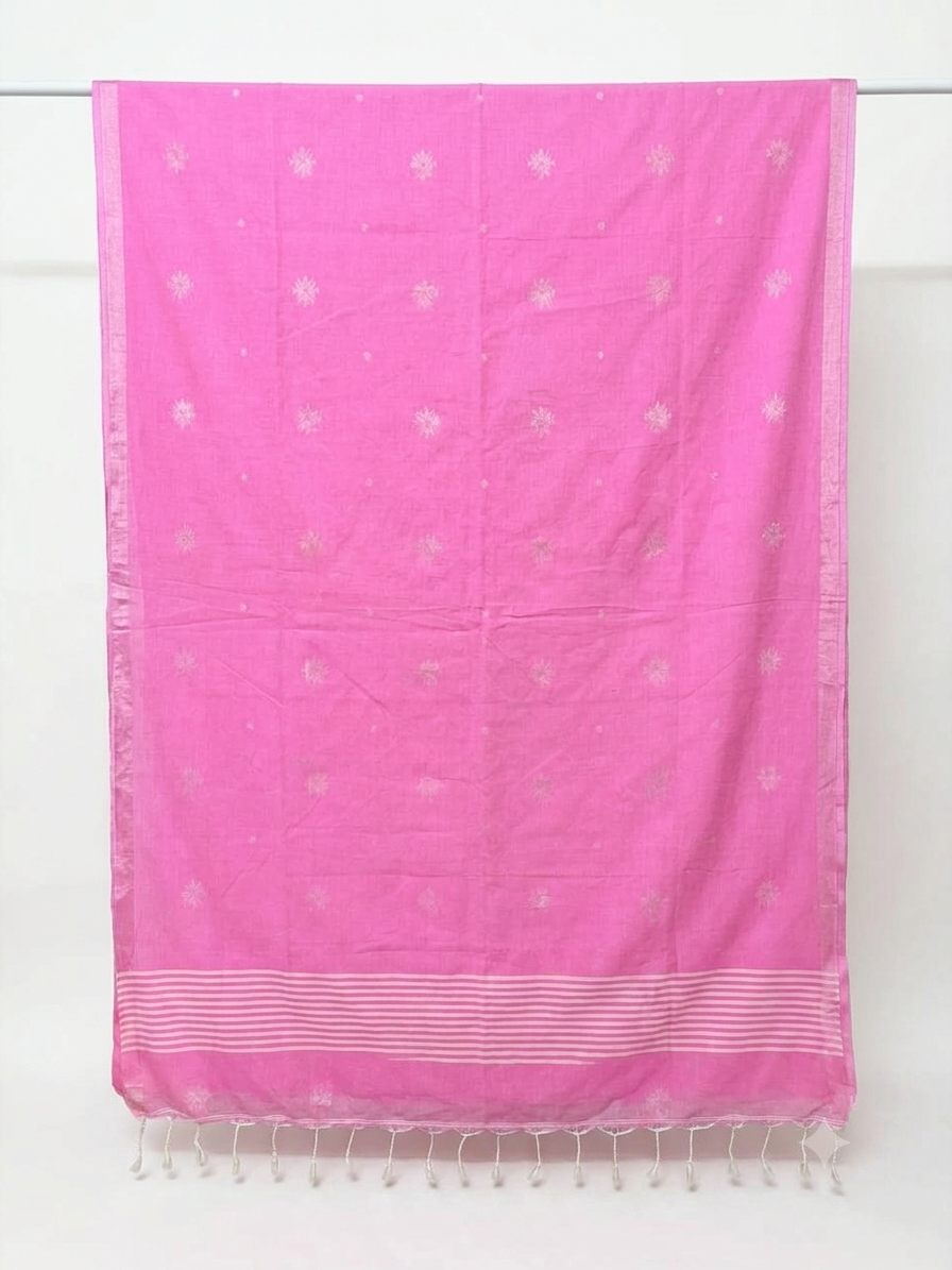 Jamdani Plain Pink