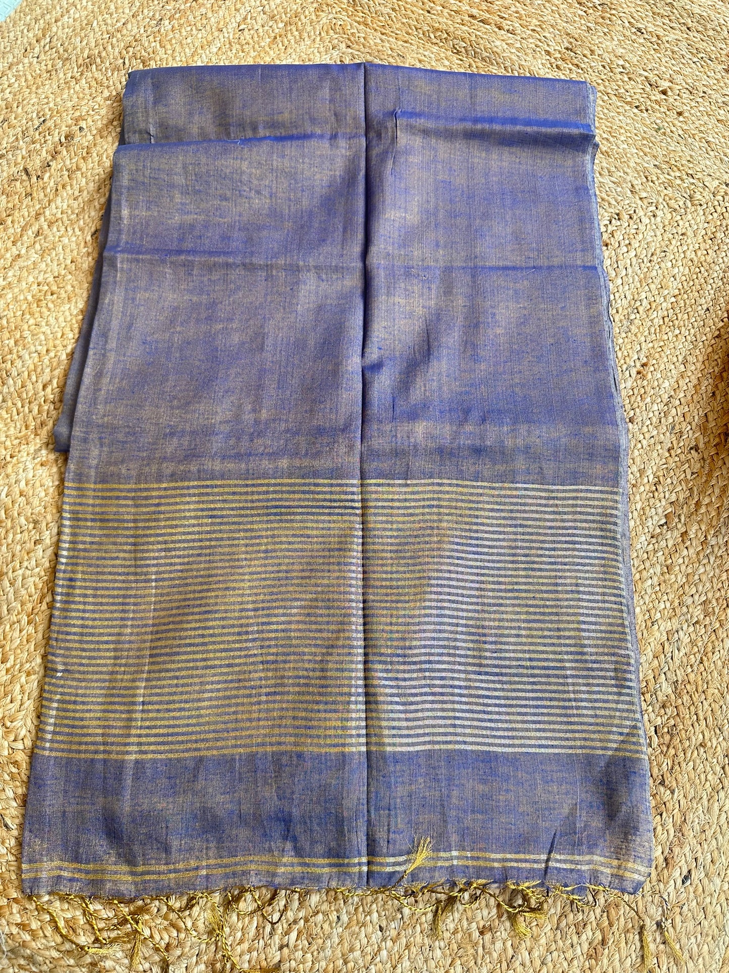 Blue Linen Tissue