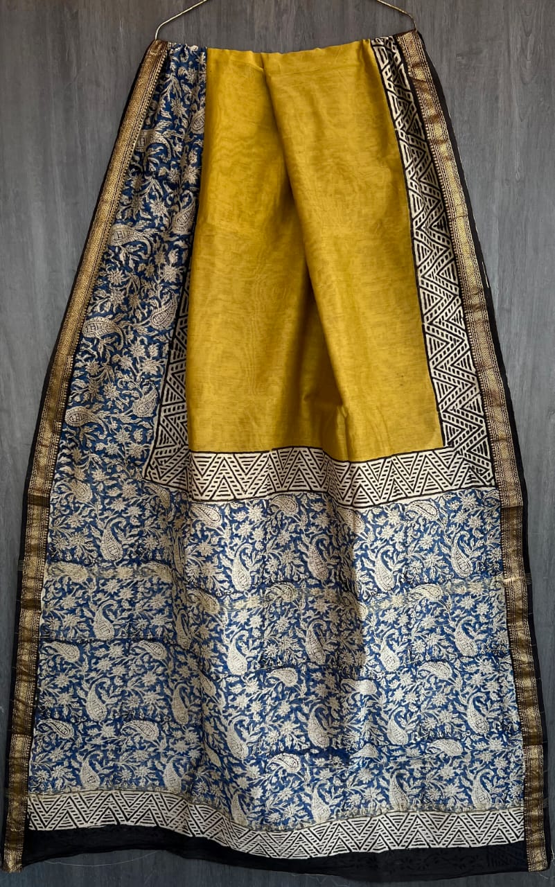 Mustard and Blue